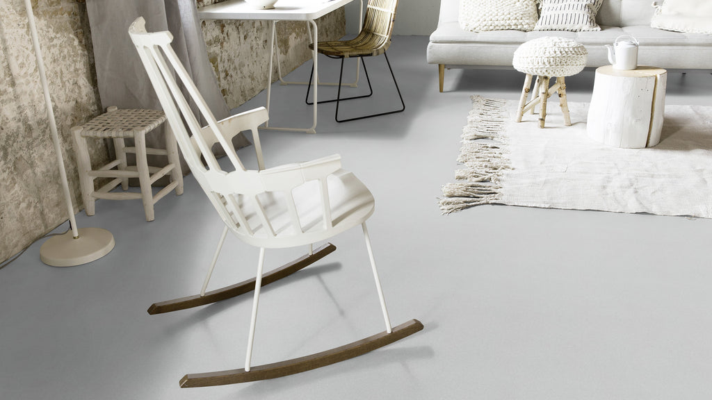 Nuvorino PVC-Boden homogen 200cm | Farbe: Silbergrau | Raumbild 3 (Beispielbild, Farbe kann abweichen)