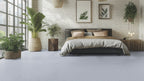 Lisvento PVC-Boden homogen 200cm | Farbe: Mintgrau | Raumbild 1 (Beispielbild, Farbe kann abweichen)