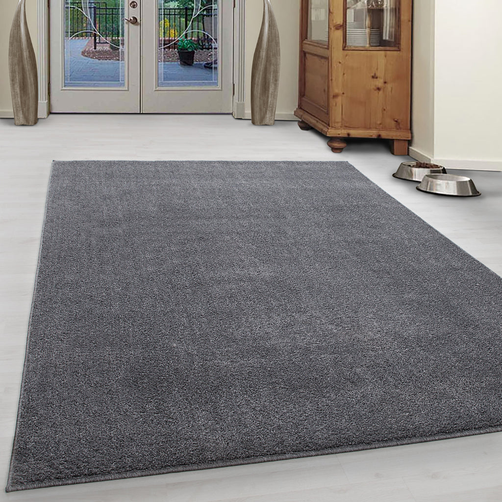 Ata 7000 Lightgrey Kurzflor Teppich