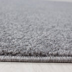 Ata 7000 Lightgrey Kurzflor Teppich