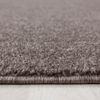 Ata 7000 Mocca Kurzflor Teppich