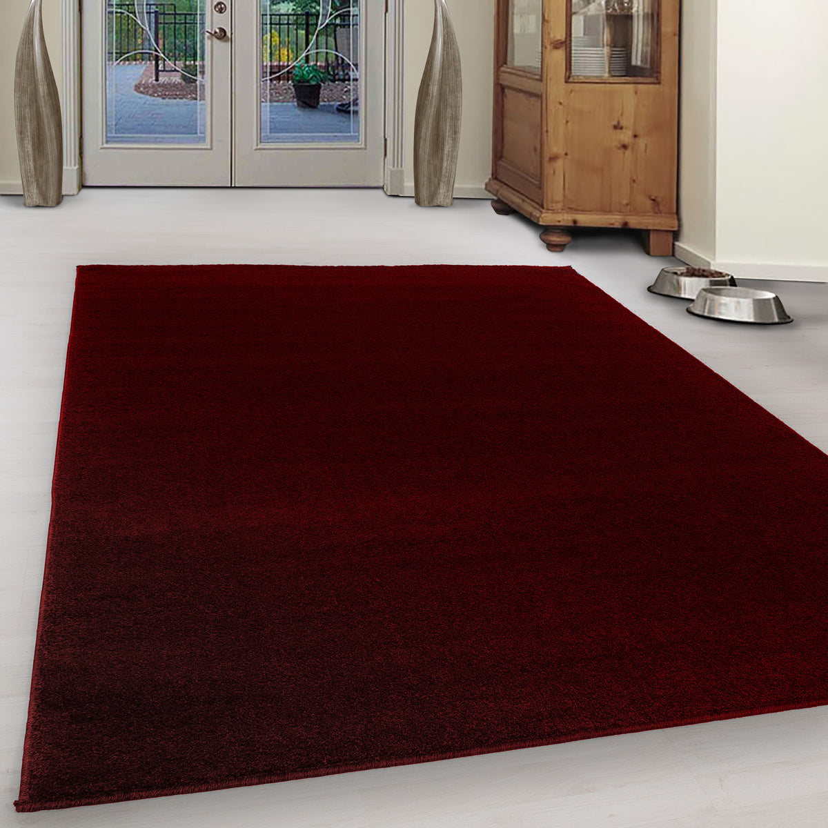Ata 7000 Red Kurzflor Teppich