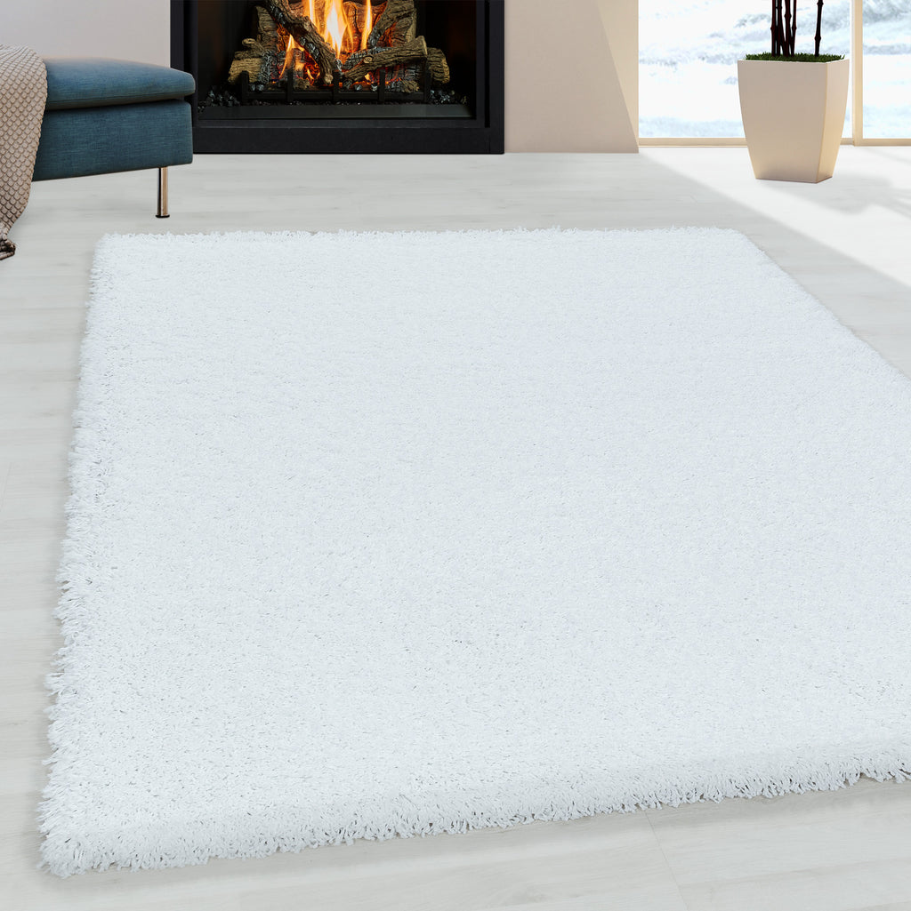 Sydney 3000 White Hochflor Teppich