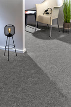 Vorwerk Varia Design Teppichboden | Farbe: Graphit Hell (5W44) | Raumansicht