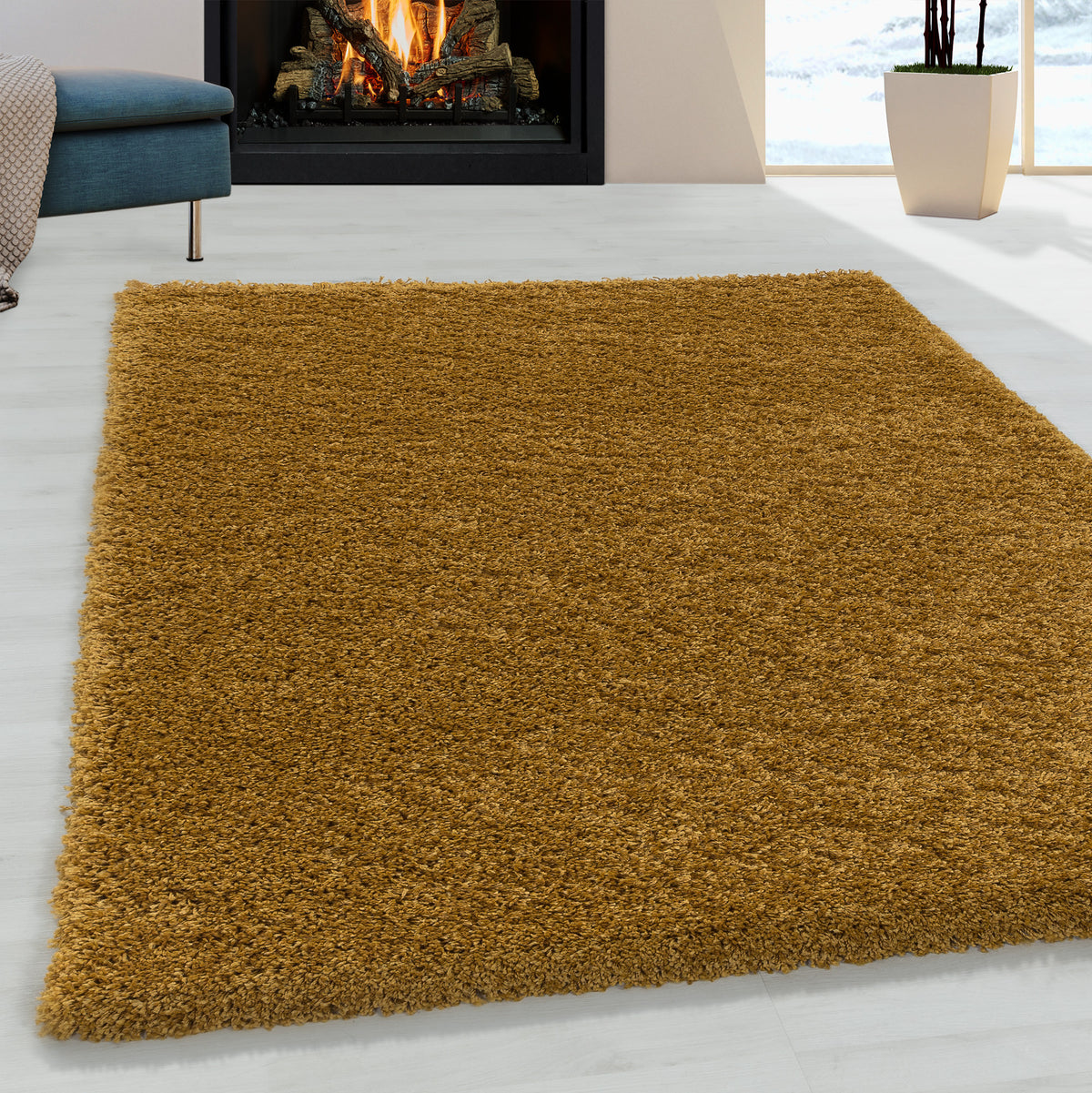 Sydney 3000 Gold Hochflor Teppich