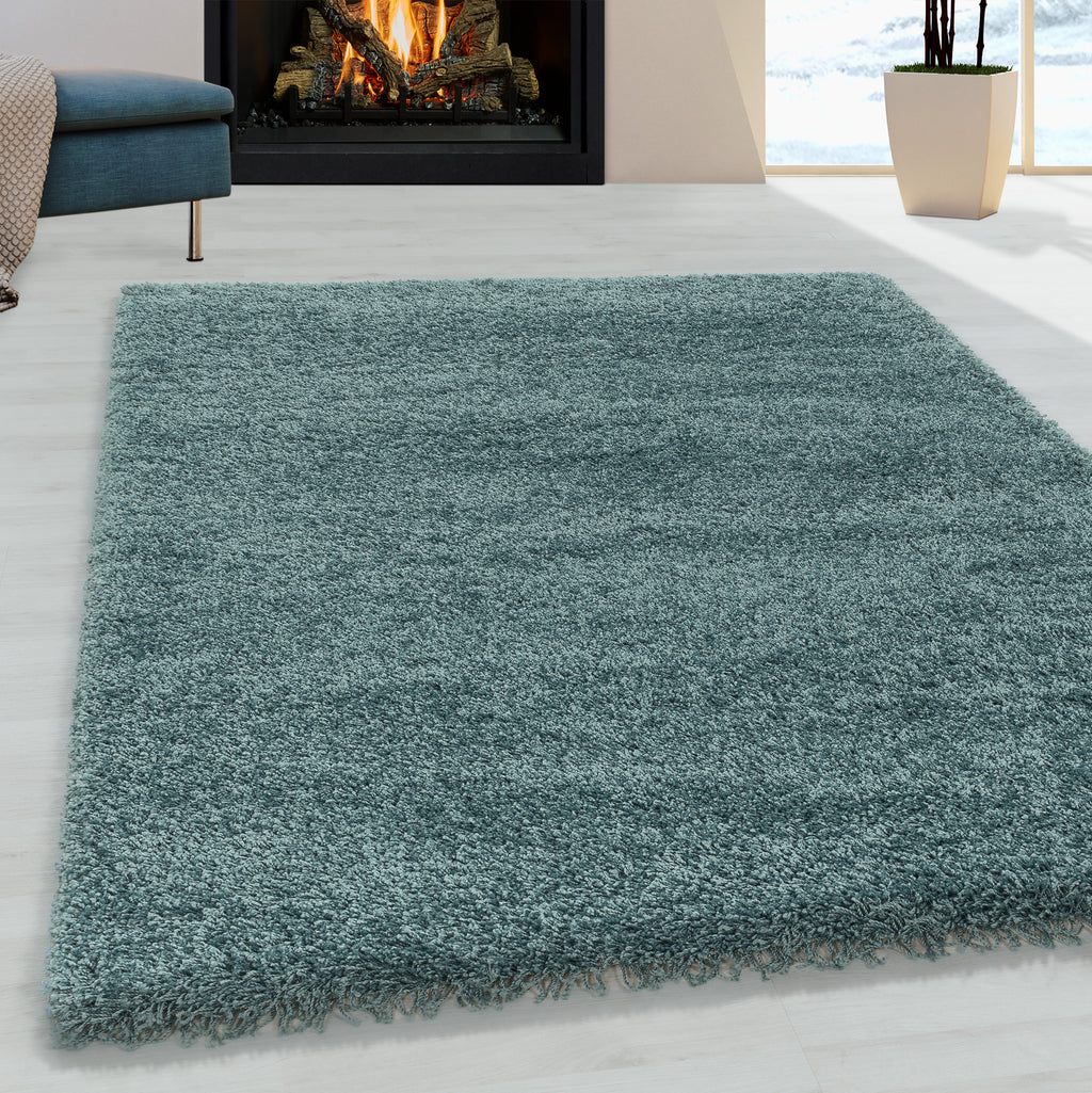 Sydney 3000 Aqua Hochflor Teppich