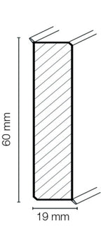 Feldwin Sockelleiste XL 60mm