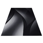 Plus 8010 Black Kurzflor Teppich