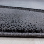 Plus 8010 Black Kurzflor Teppich