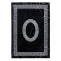 Plus 8009 Black Kurzflor Teppich