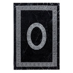 Plus 8009 Black Kurzflor Teppich