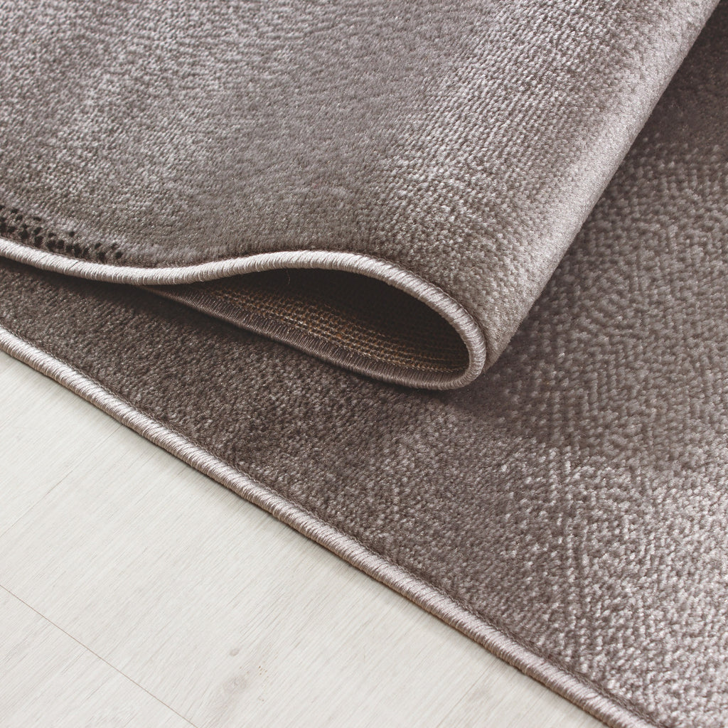 Plus 8008 Brown Kurzflor Teppich