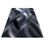Plus 8008 Black Kurzflor Teppich