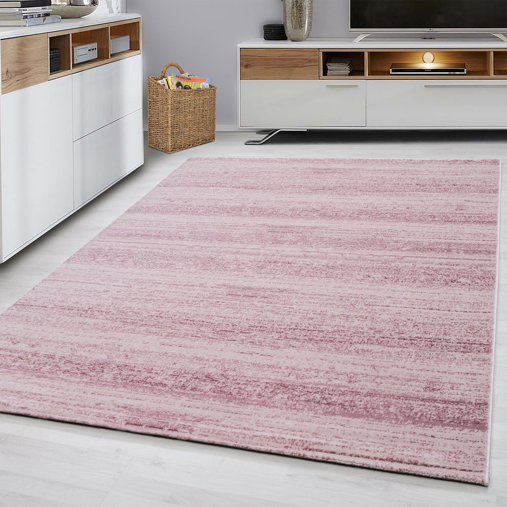 Plus 8000 Pink Kurzflor Teppich
