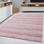 Plus 8000 Pink Kurzflor Teppich