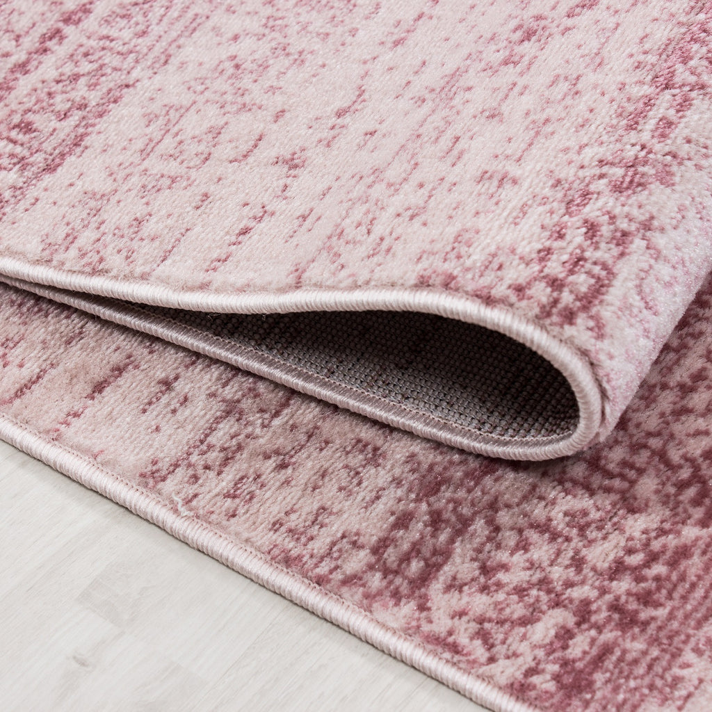 Plus 8000 Pink Kurzflor Teppich