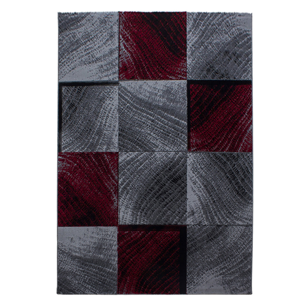 Plus 8003 Red Kurzflor Teppich