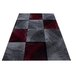Plus 8003 Red Kurzflor Teppich