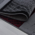 Plus 8003 Red Kurzflor Teppich