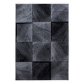 Plus 8003 Black Kurzflor Teppich