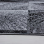Plus 8003 Black Kurzflor Teppich