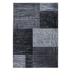 Plus 8001 Black Kurzflor Teppich