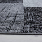 Plus 8001 Black Kurzflor Teppich