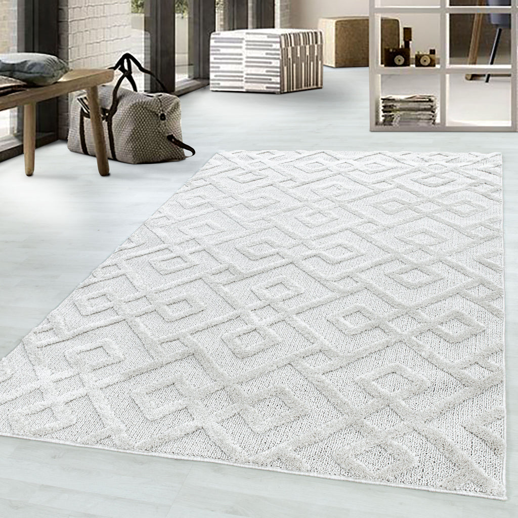 Pisa 4708 Cream Hochflor Teppich