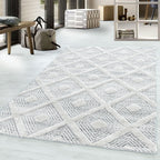 Pisa 4707 Grey Hochflor Teppich