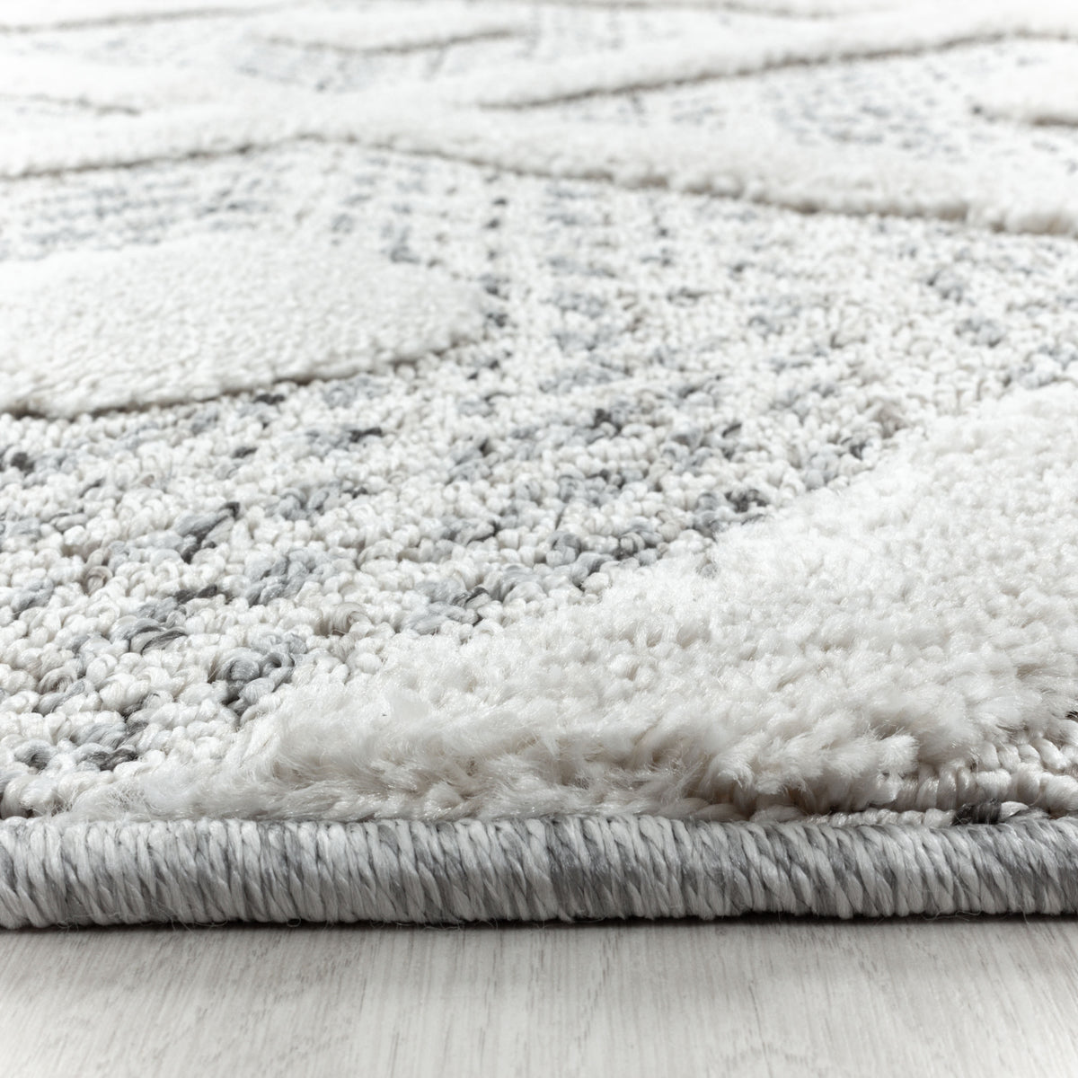 Pisa 4707 Grey Hochflor Teppich