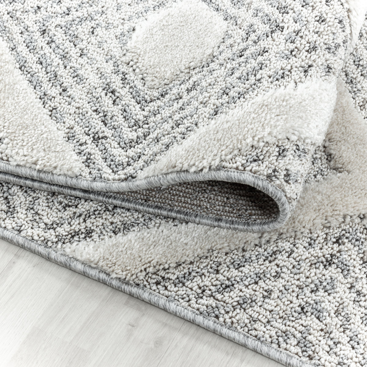 Pisa 4707 Grey Hochflor Teppich