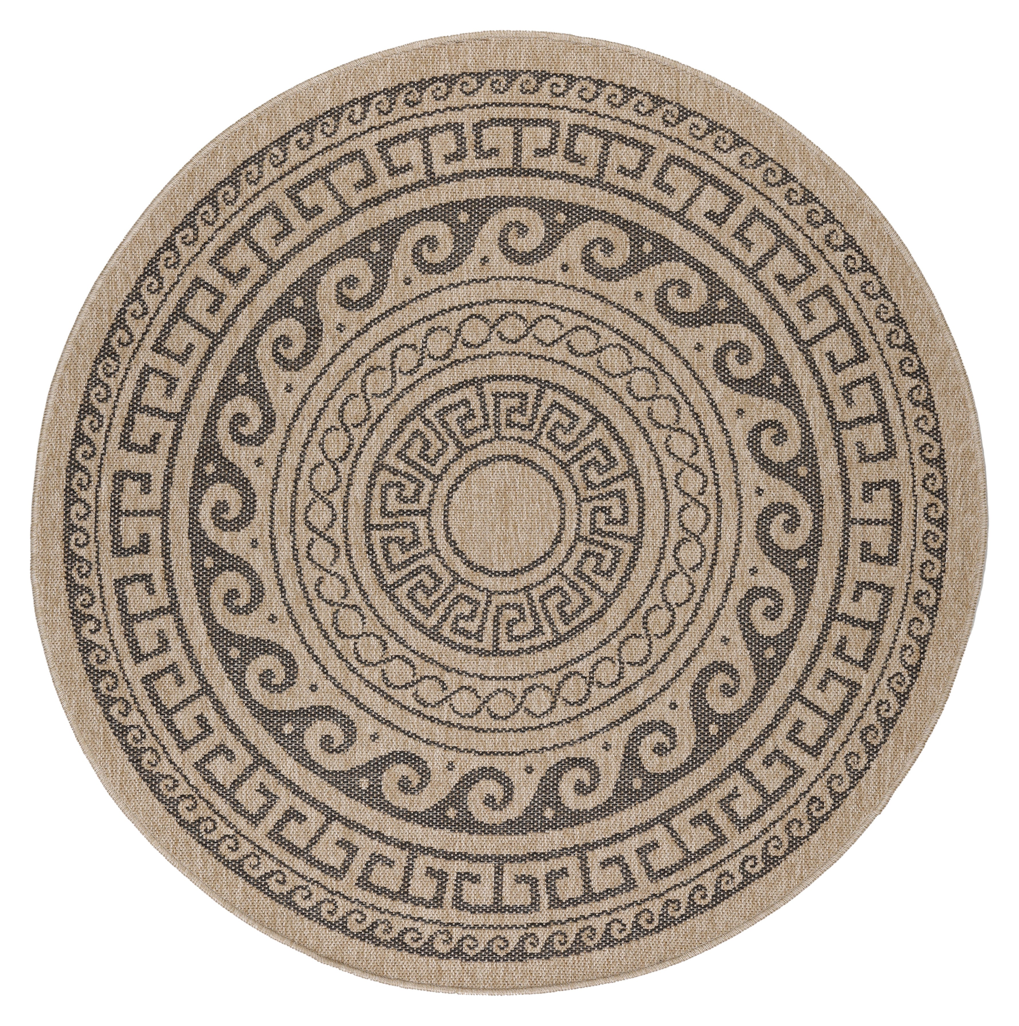 Comilla 0887 Black Outdoor Teppich