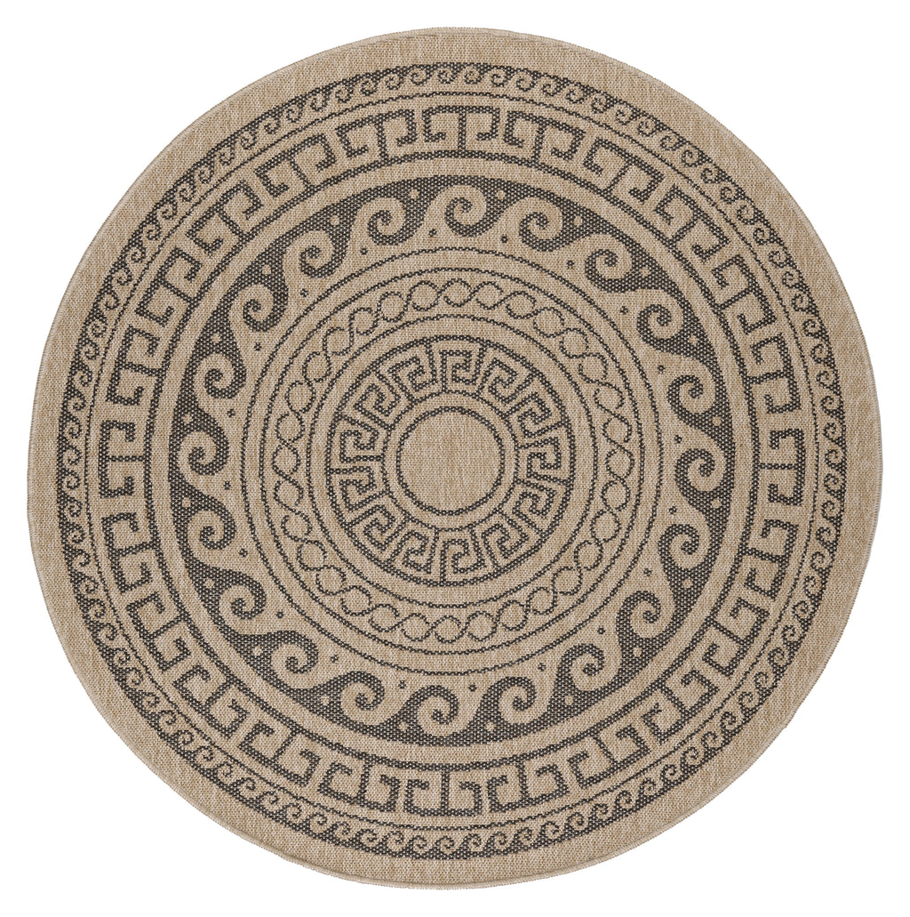 Comilla 0887 Black Outdoor Teppich
