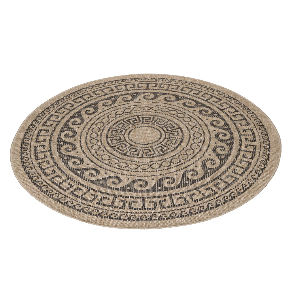 Comilla 0887 Black Outdoor Teppich