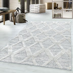 Pisa 4703 Grey Hochflor Teppich