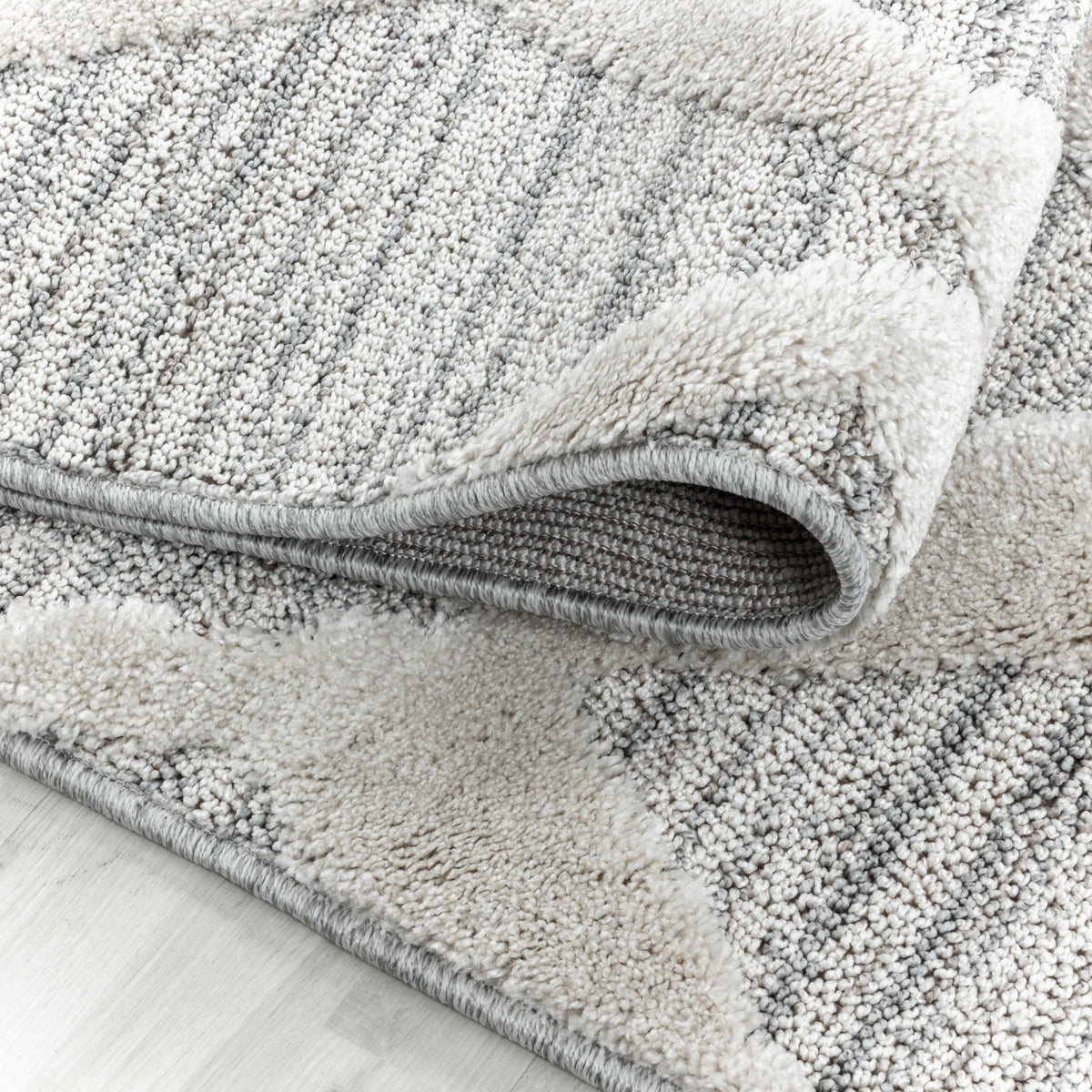 Pisa 4703 Grey Hochflor Teppich