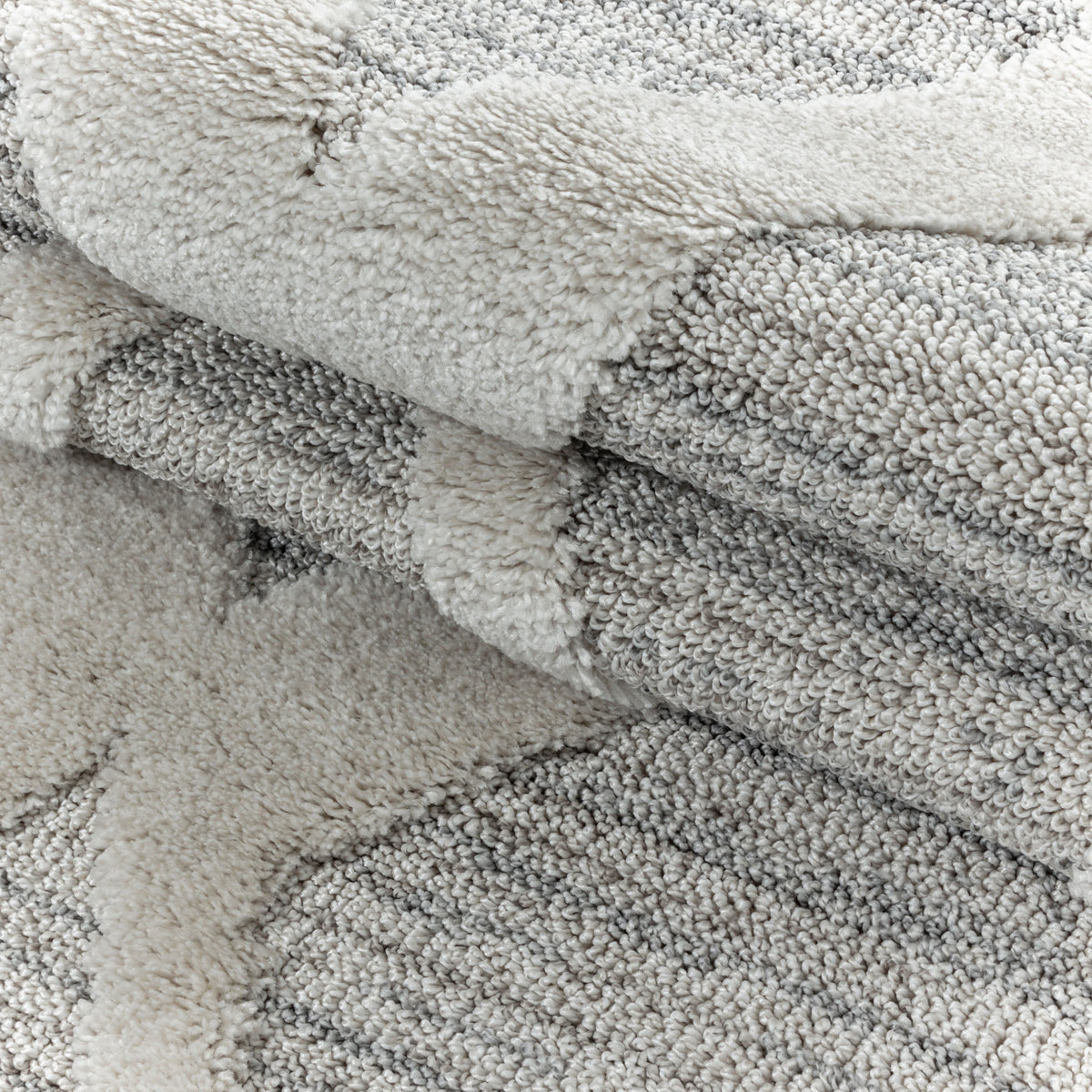 Pisa 4703 Grey Hochflor Teppich