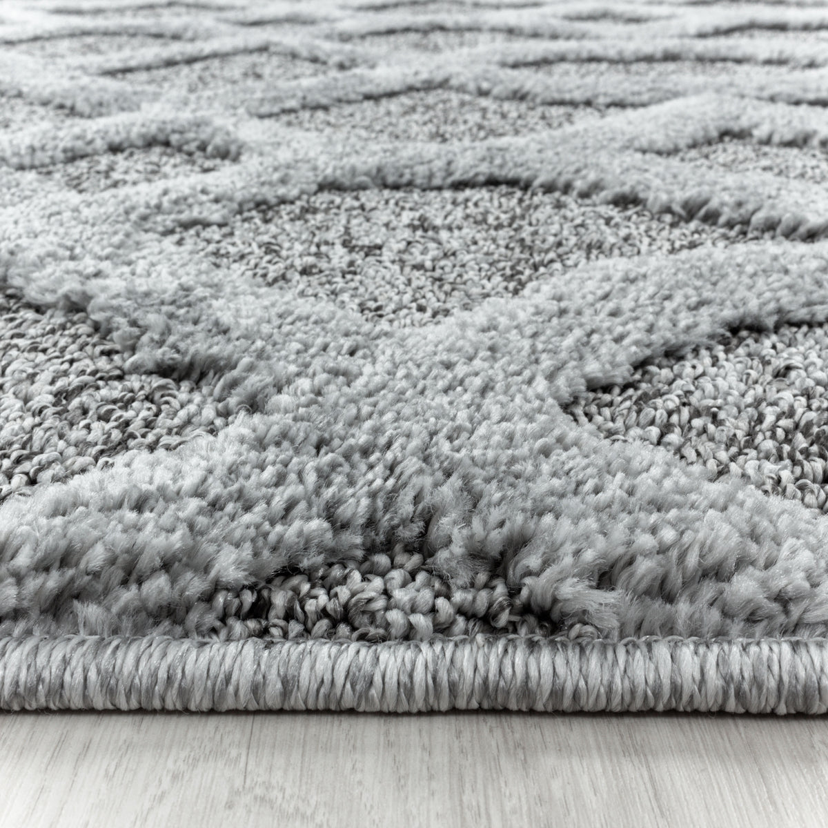 Pisa 4702 Grey Hochflor Teppich