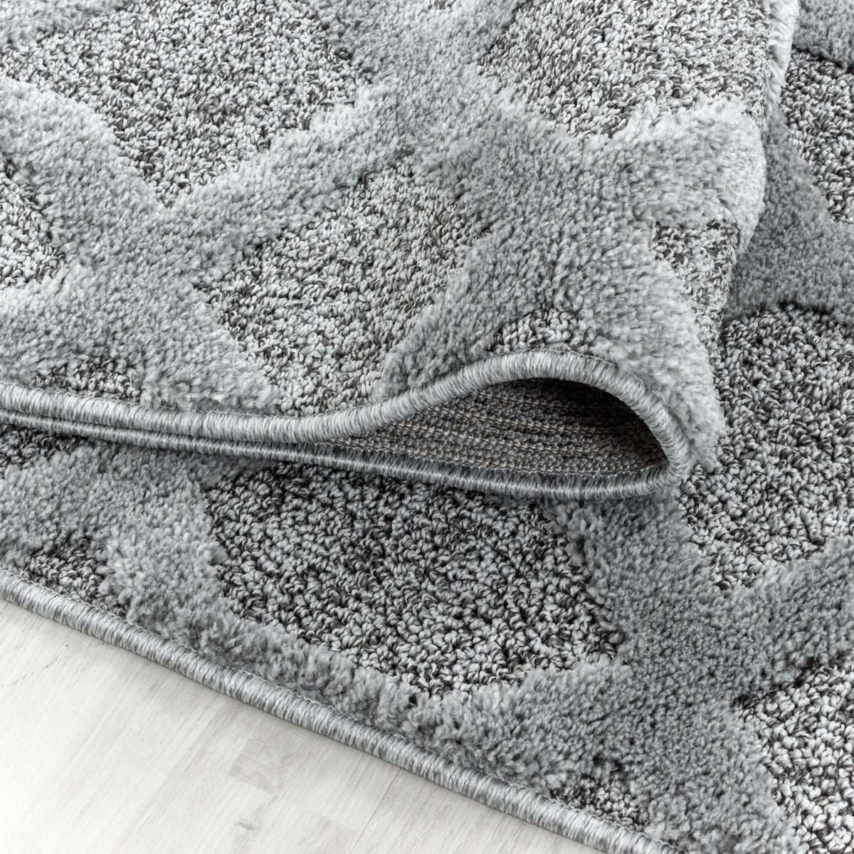 Pisa 4702 Grey Hochflor Teppich
