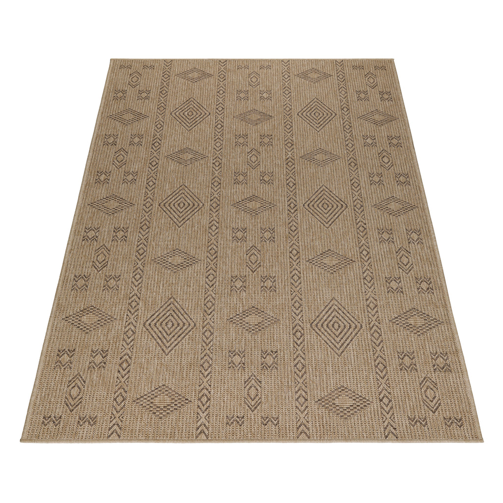 Dhaka 8711 Black Outdoor Teppich