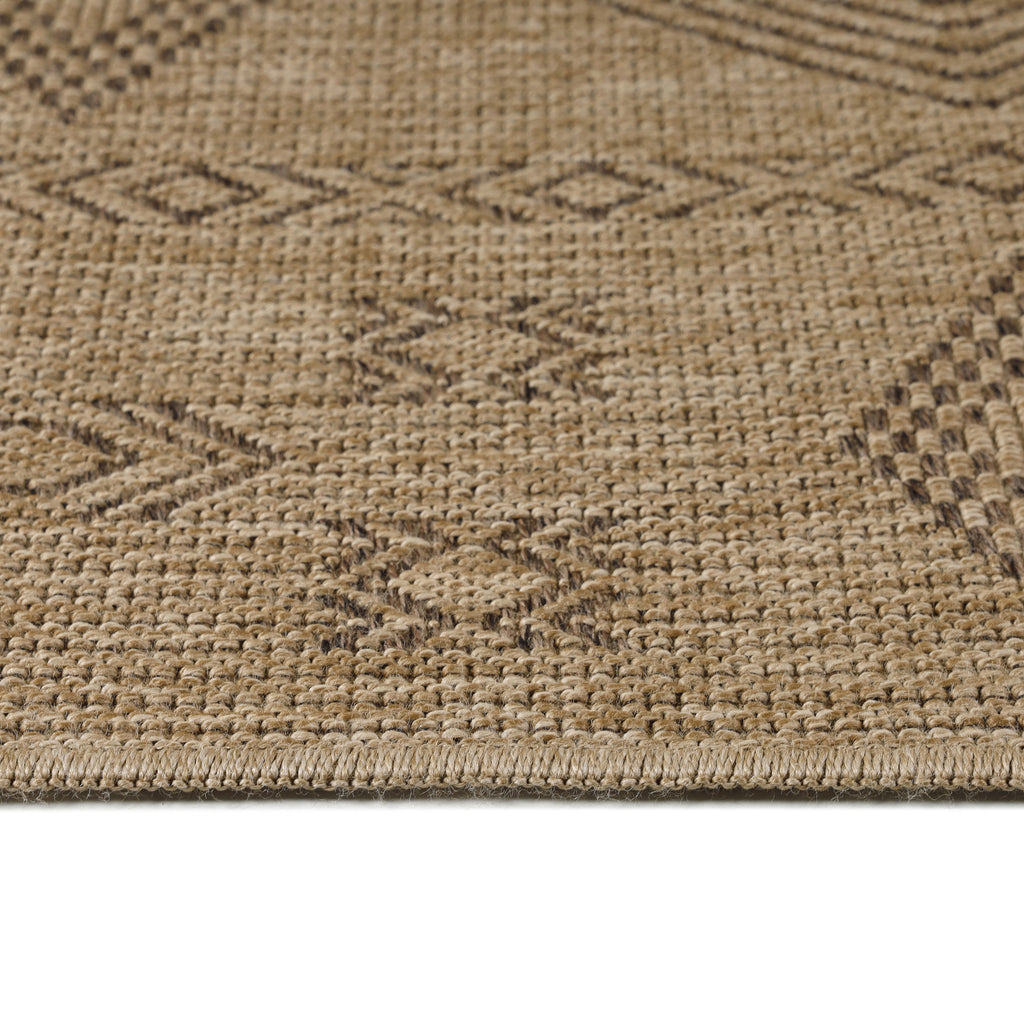 Dhaka 8711 Black Outdoor Teppich