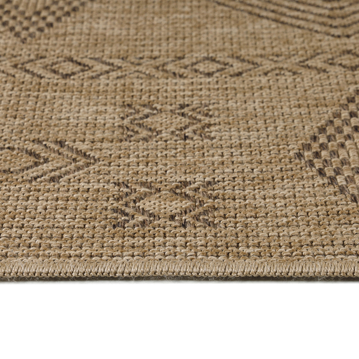 Dhaka 8711 Black Outdoor Teppich