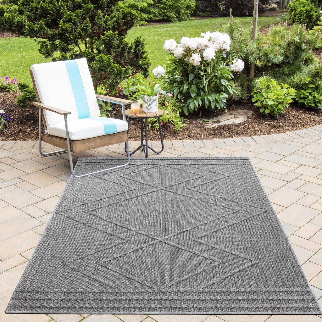 Patara 4954 Grey Outdoor Teppich