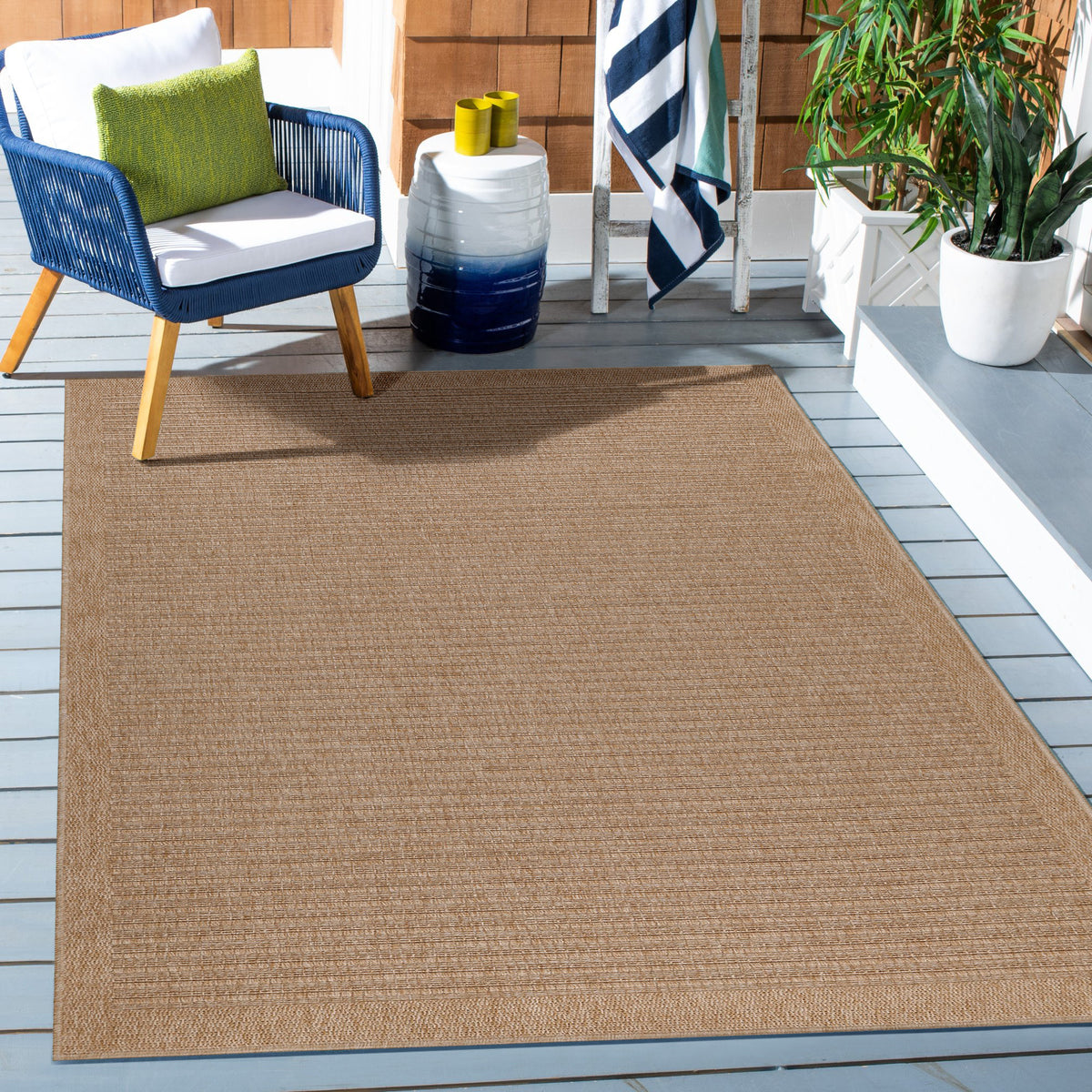 Dhaka 8712 Beige Outdoor Teppich