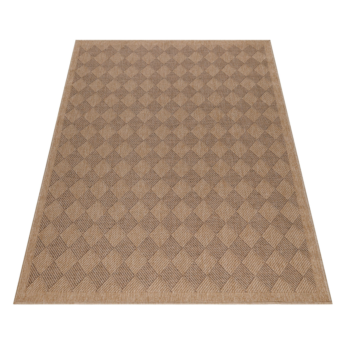 Dhaka 8713 Black Outdoor Teppich