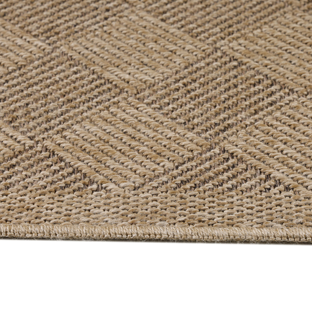 Dhaka 8713 Black Outdoor Teppich
