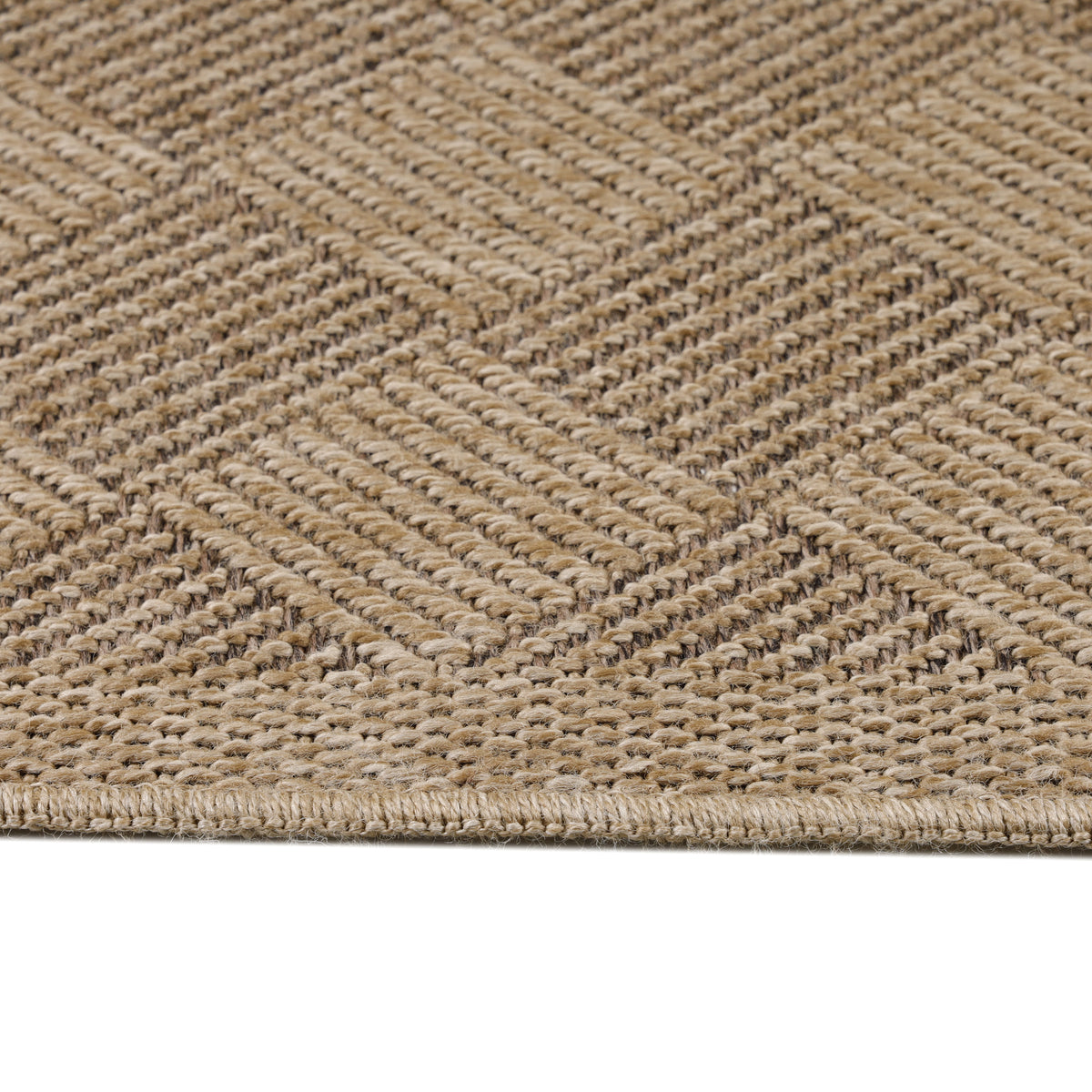 Dhaka 8713 Black Outdoor Teppich