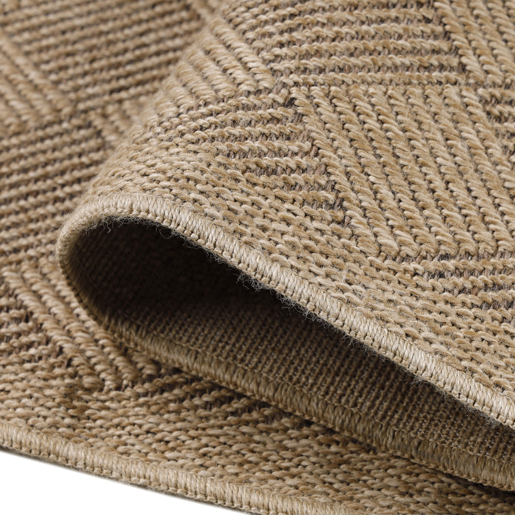 Dhaka 8713 Black Outdoor Teppich