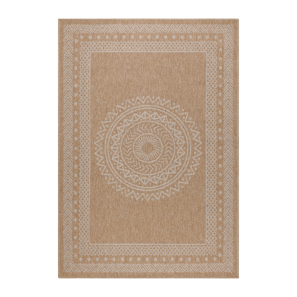 Dhaka 8714 Beige Outdoor Teppich