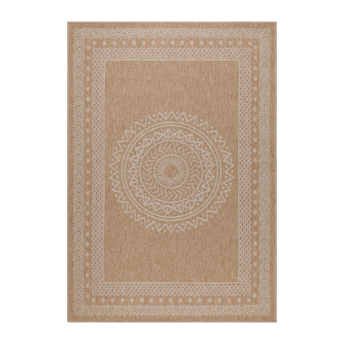 Dhaka 8714 Beige Outdoor Teppich